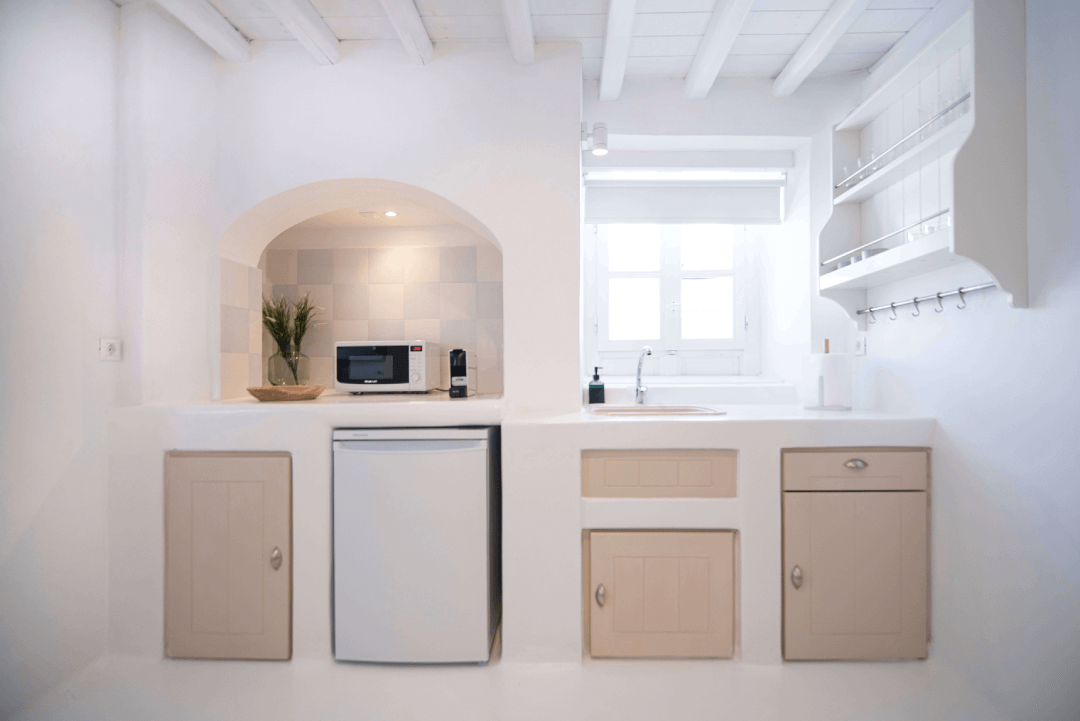 kitchen mykonos port villa