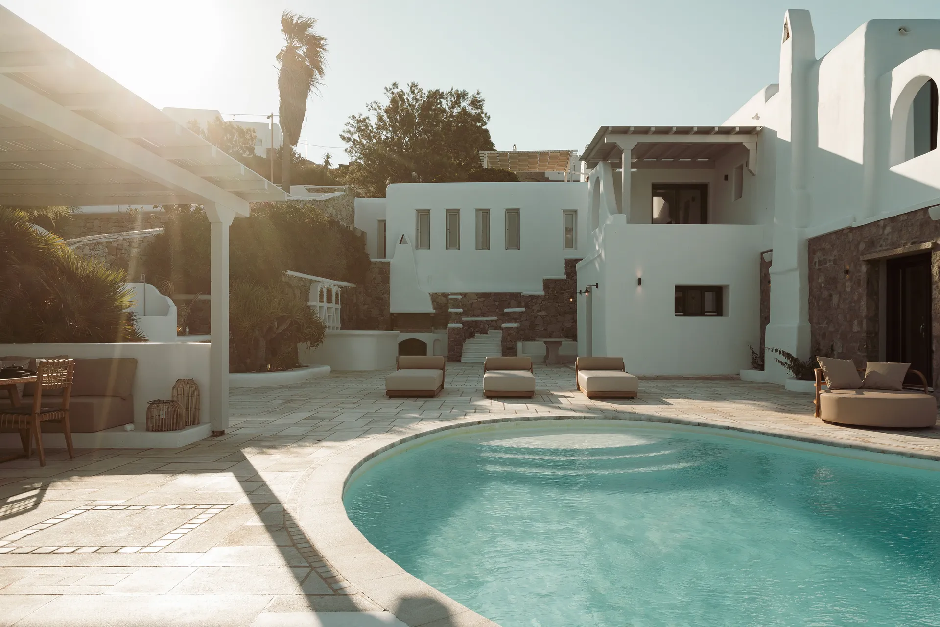 tramonto villa mykonos