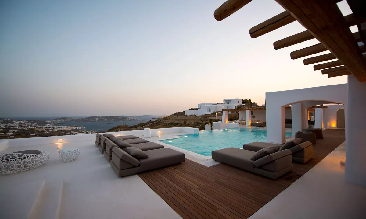 mykonos villas for large groups