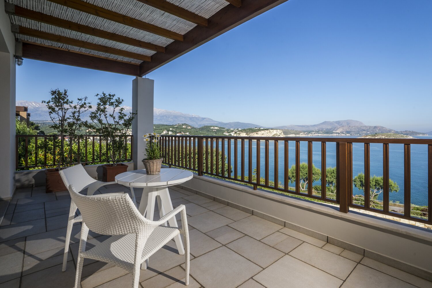 crete villas sea views