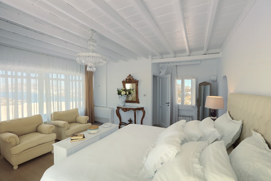Avanti villa mykonos bedroom
