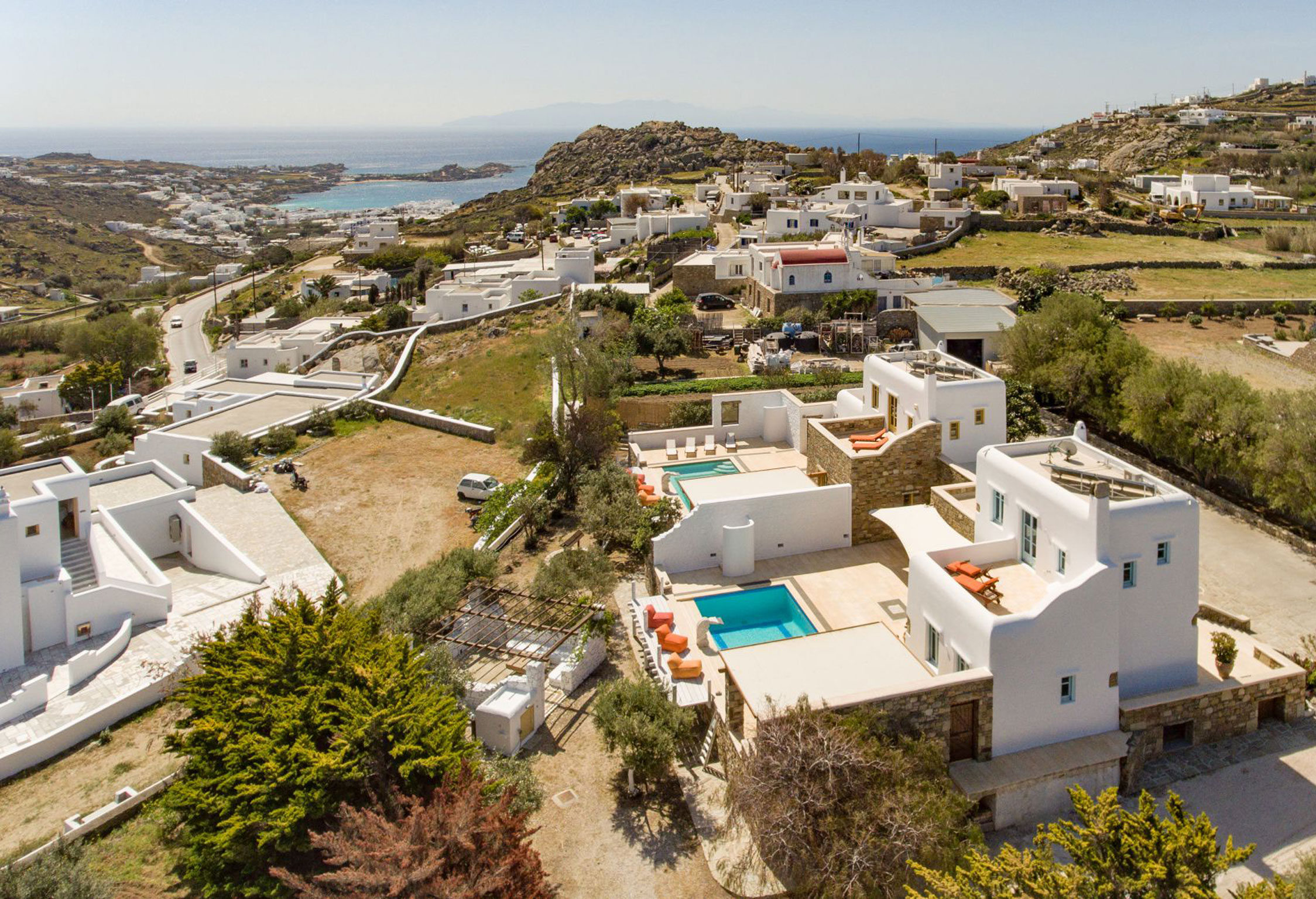 mykonos villas psarou