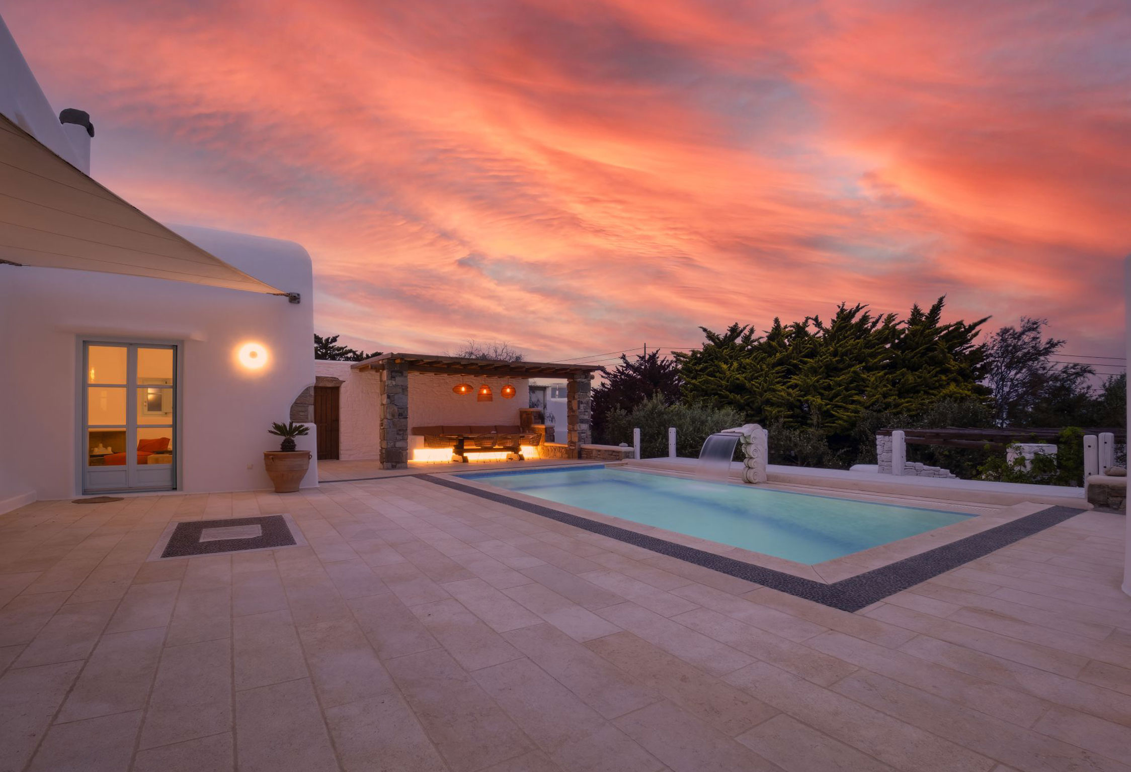 psarou houses mykonos pool