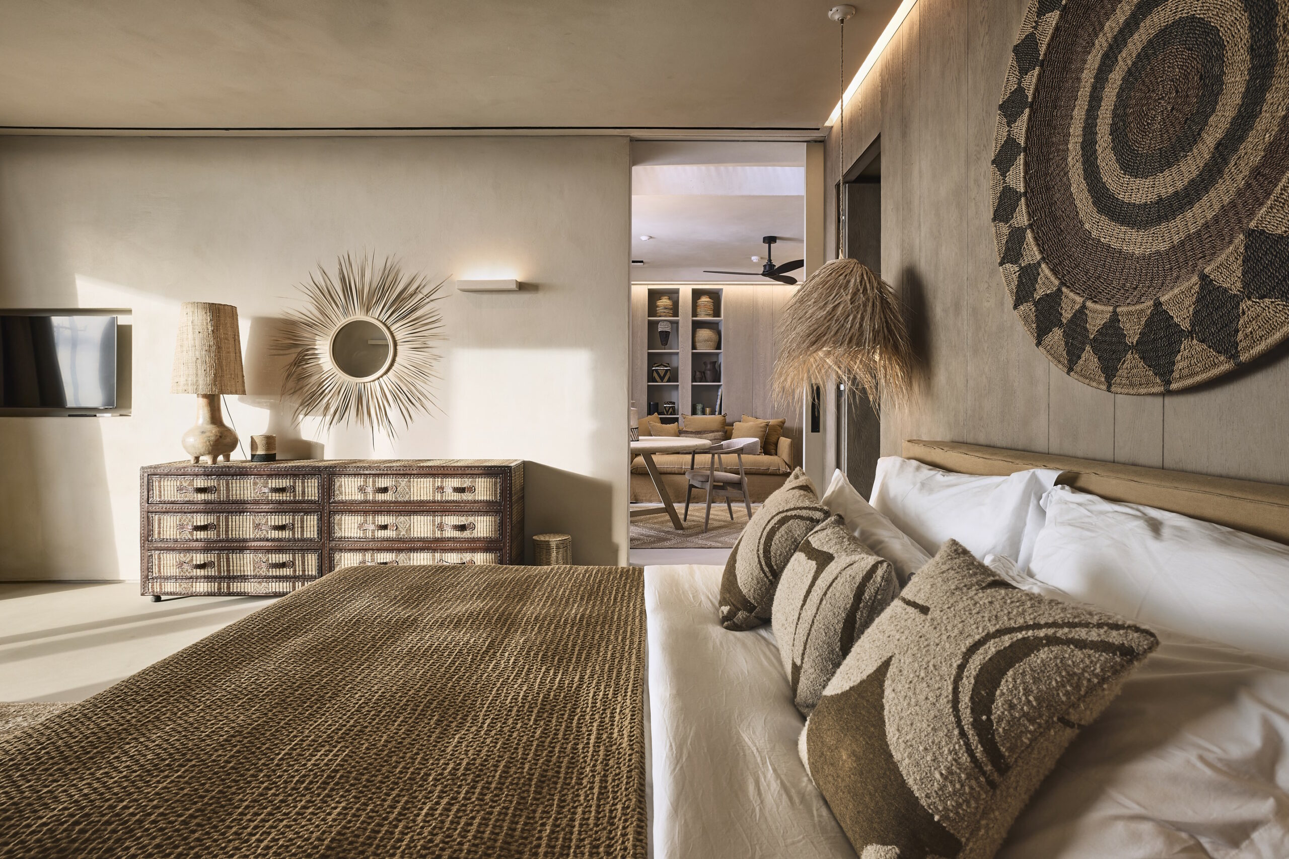 luxury villa paradisia mykonos bedrooms