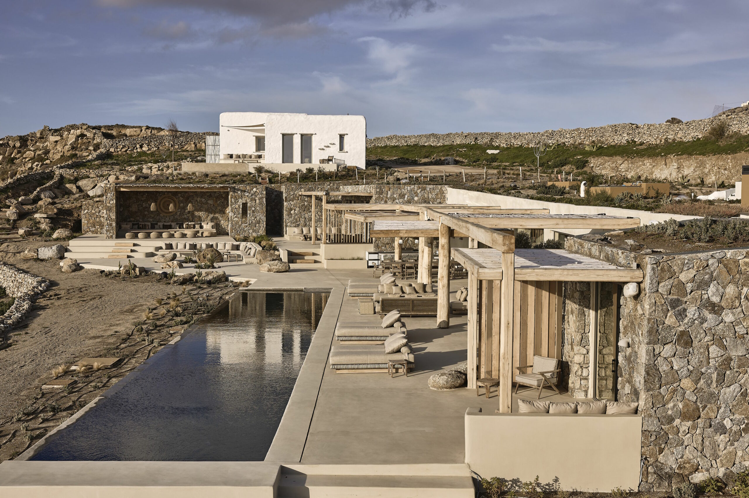 mykonos luxury villas sunset views