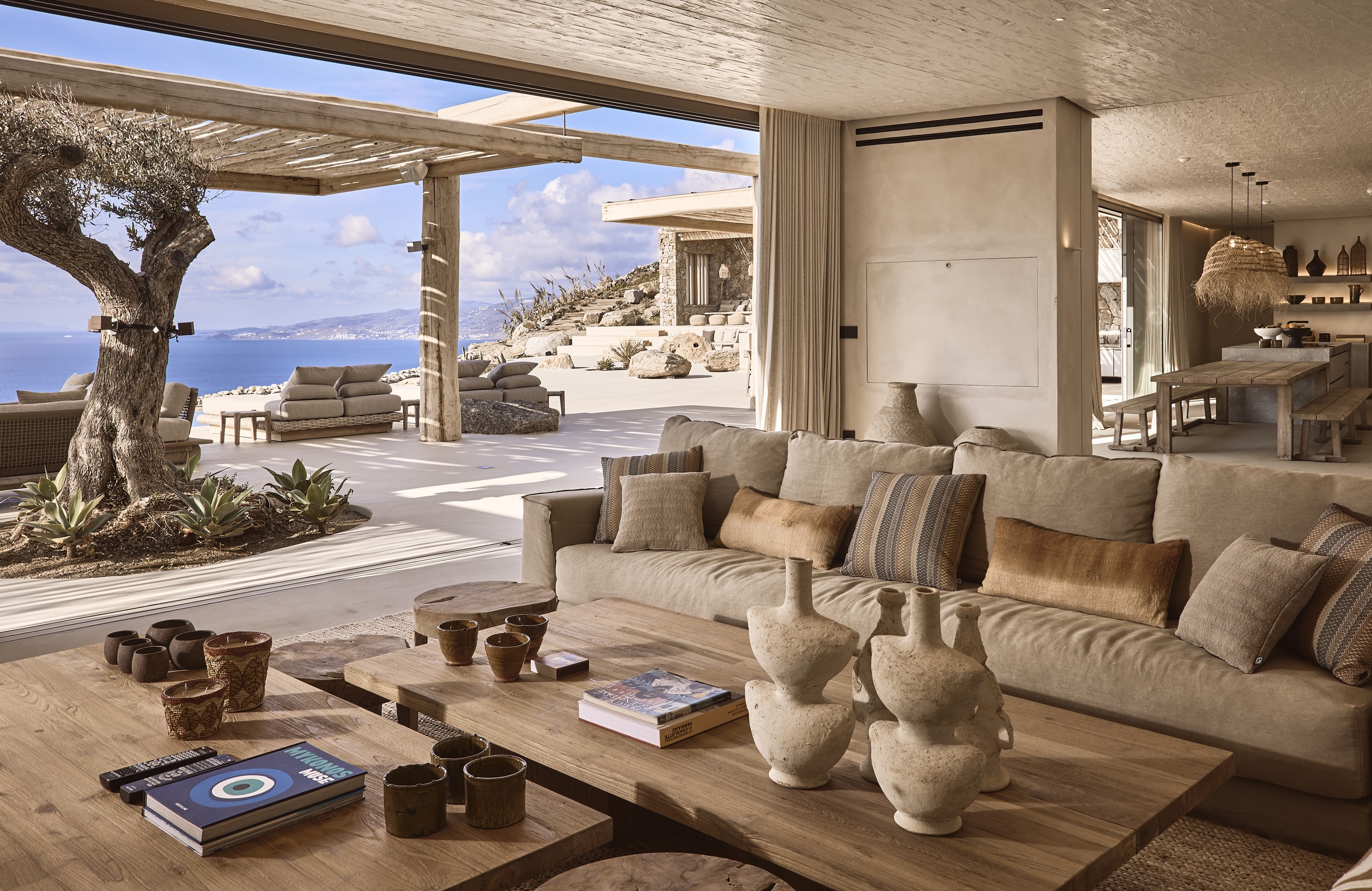 luxury villa paradisia mykonos views