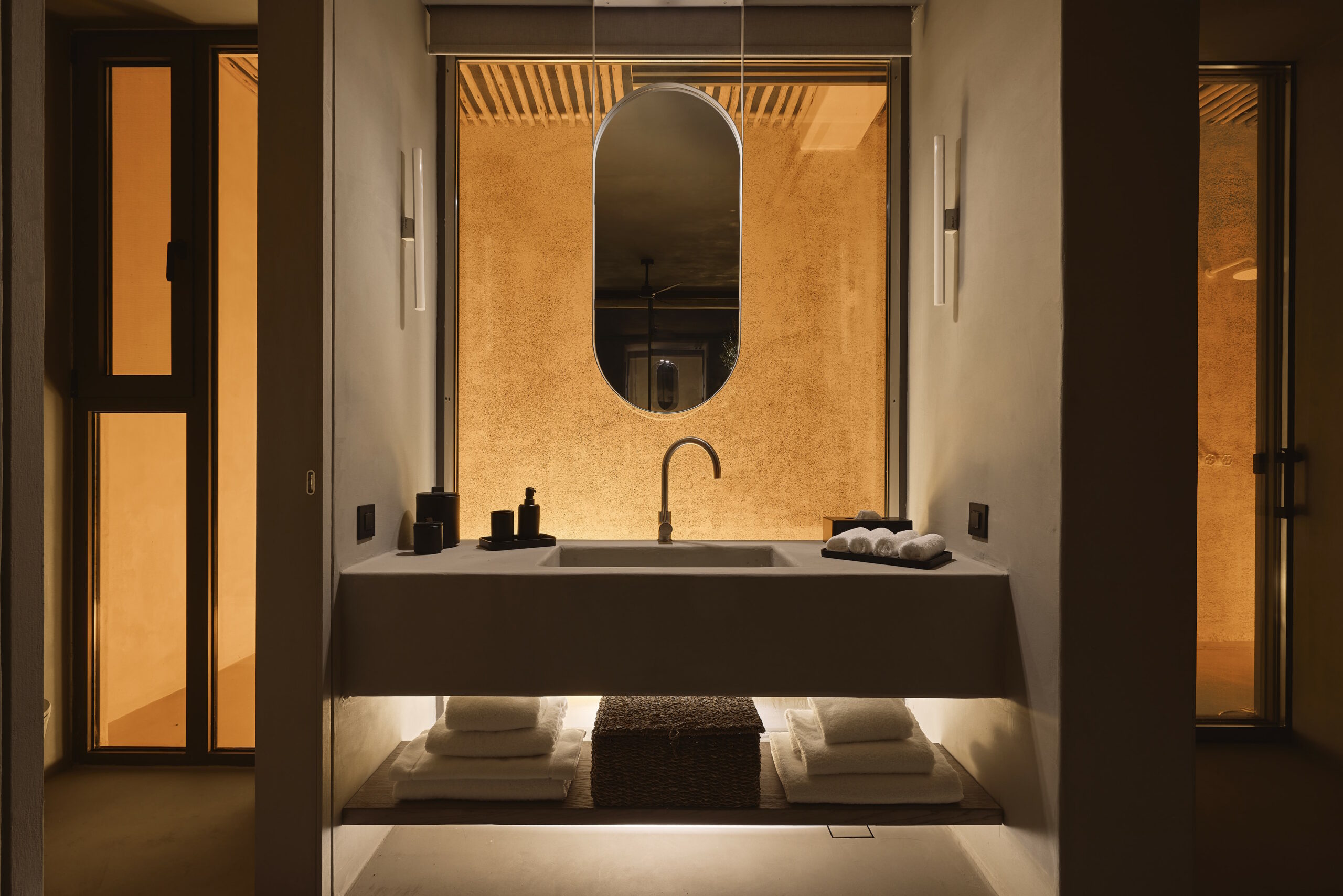 luxury villa paradisia mykonos showers