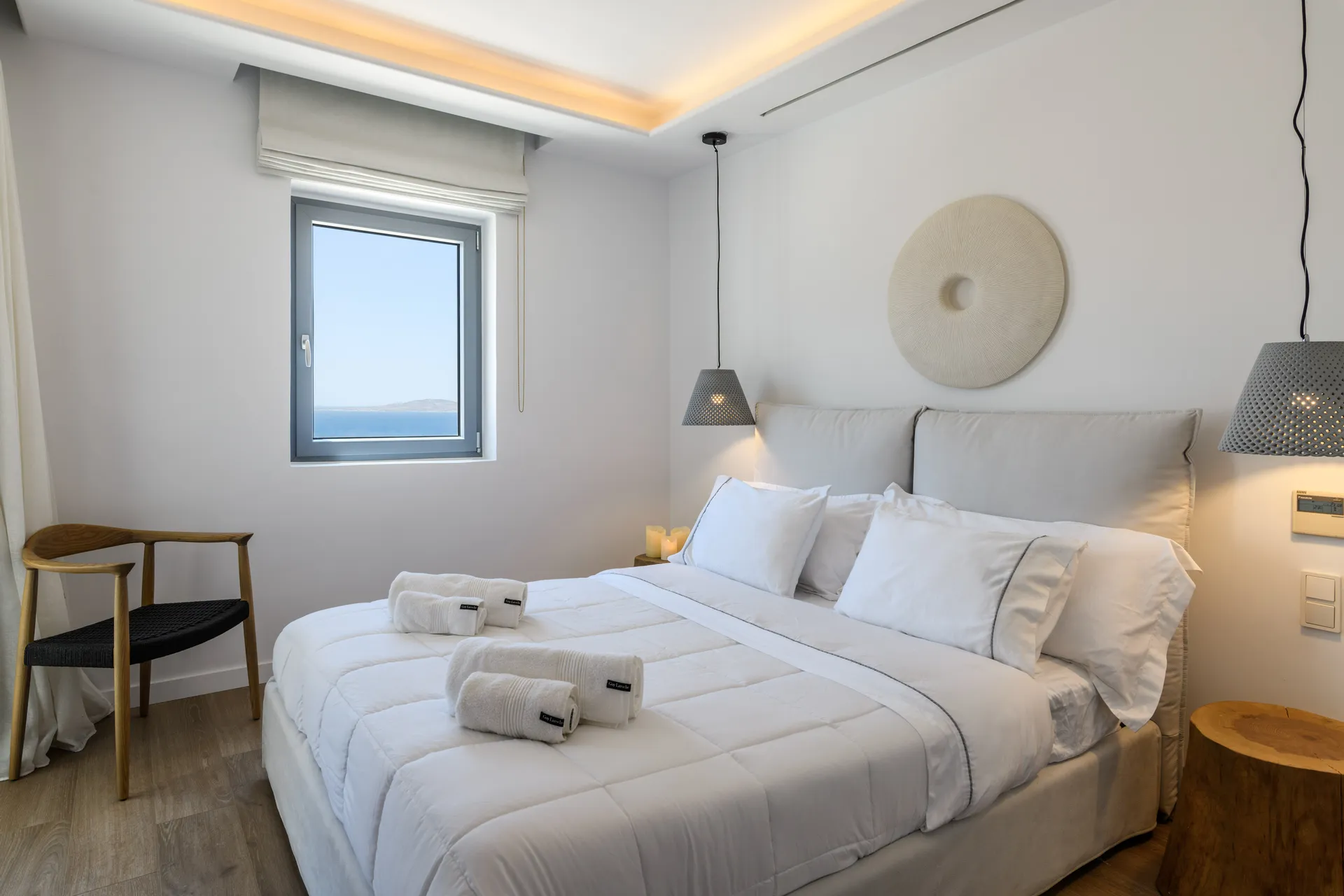 villa danilo kanalia mykonos double bedroom