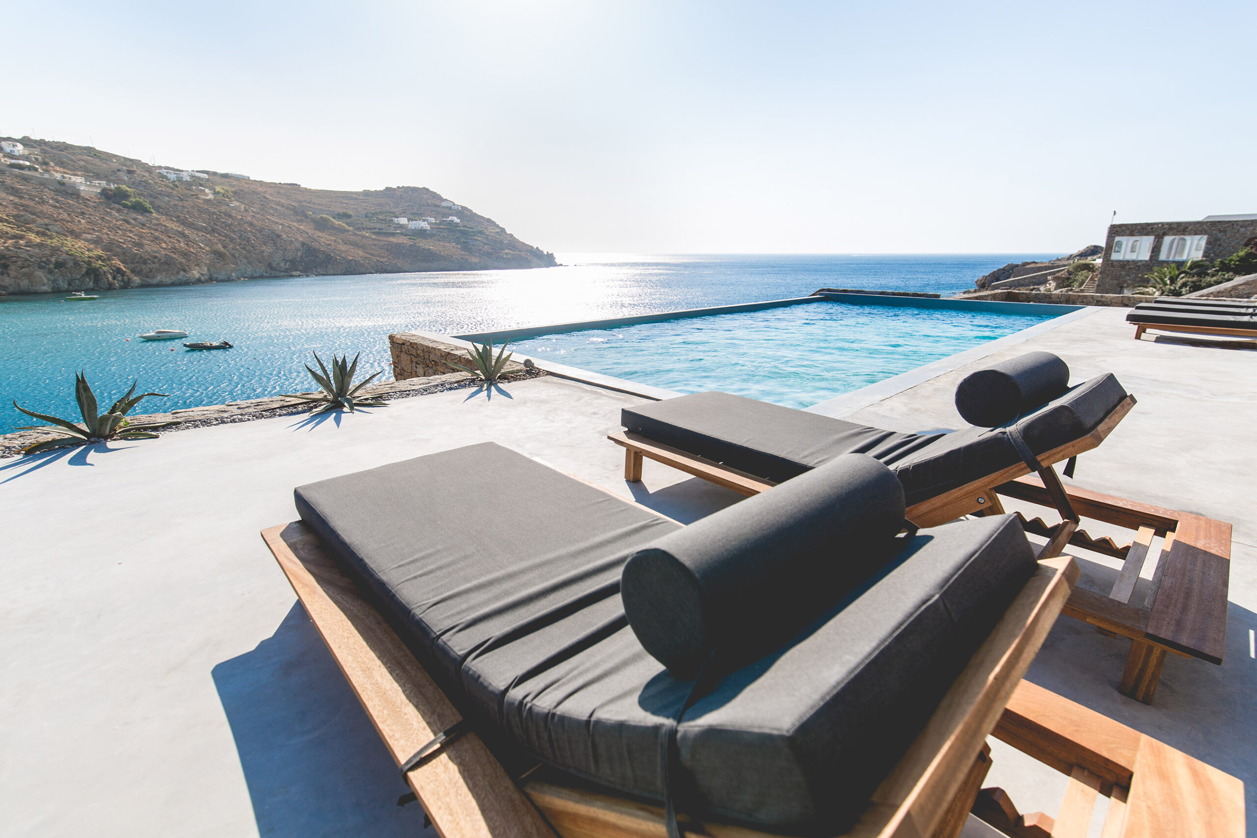 super paradise beach villas pool sea views
