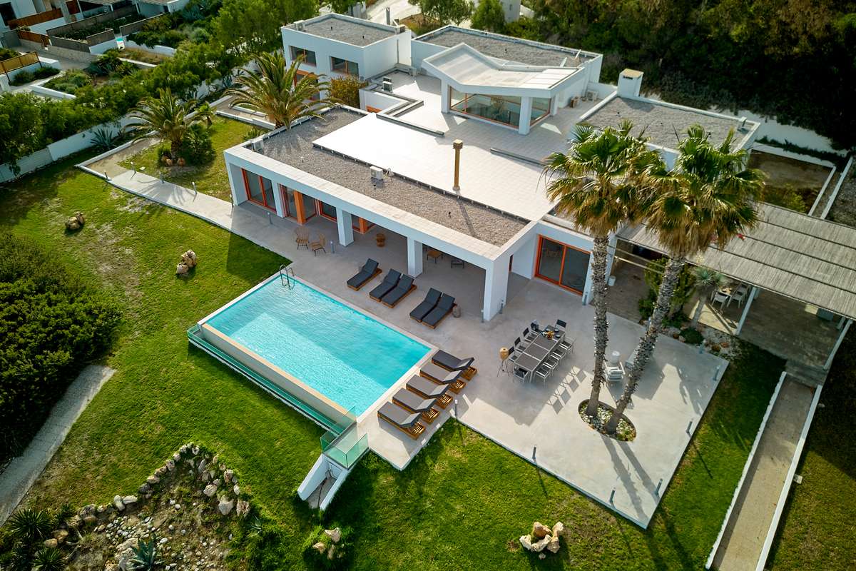 the beach house rhodes pool terrace