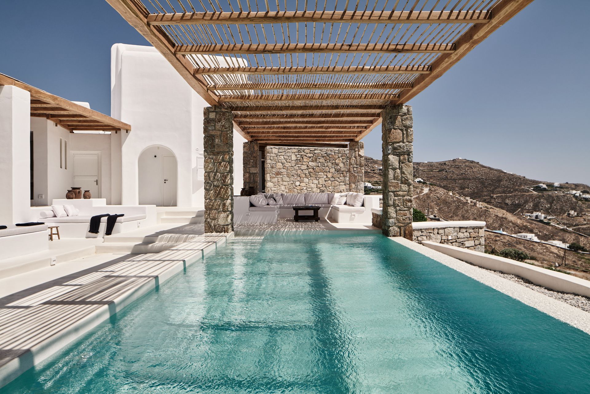 casa oasis houlakia mykonos pool