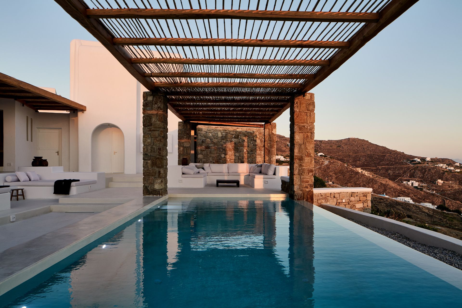 pool casa oasis houlakia mykonos