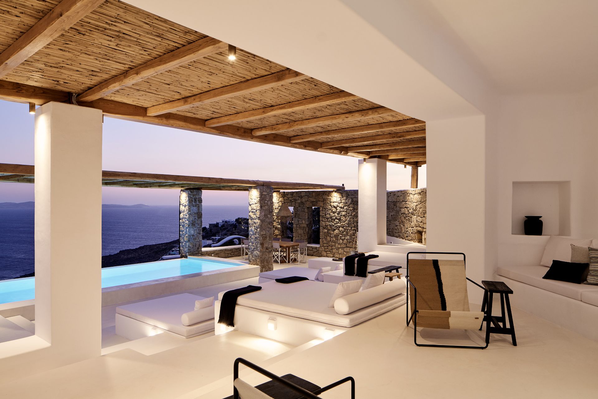 casa oasis houlakia mykonos lounge terrace