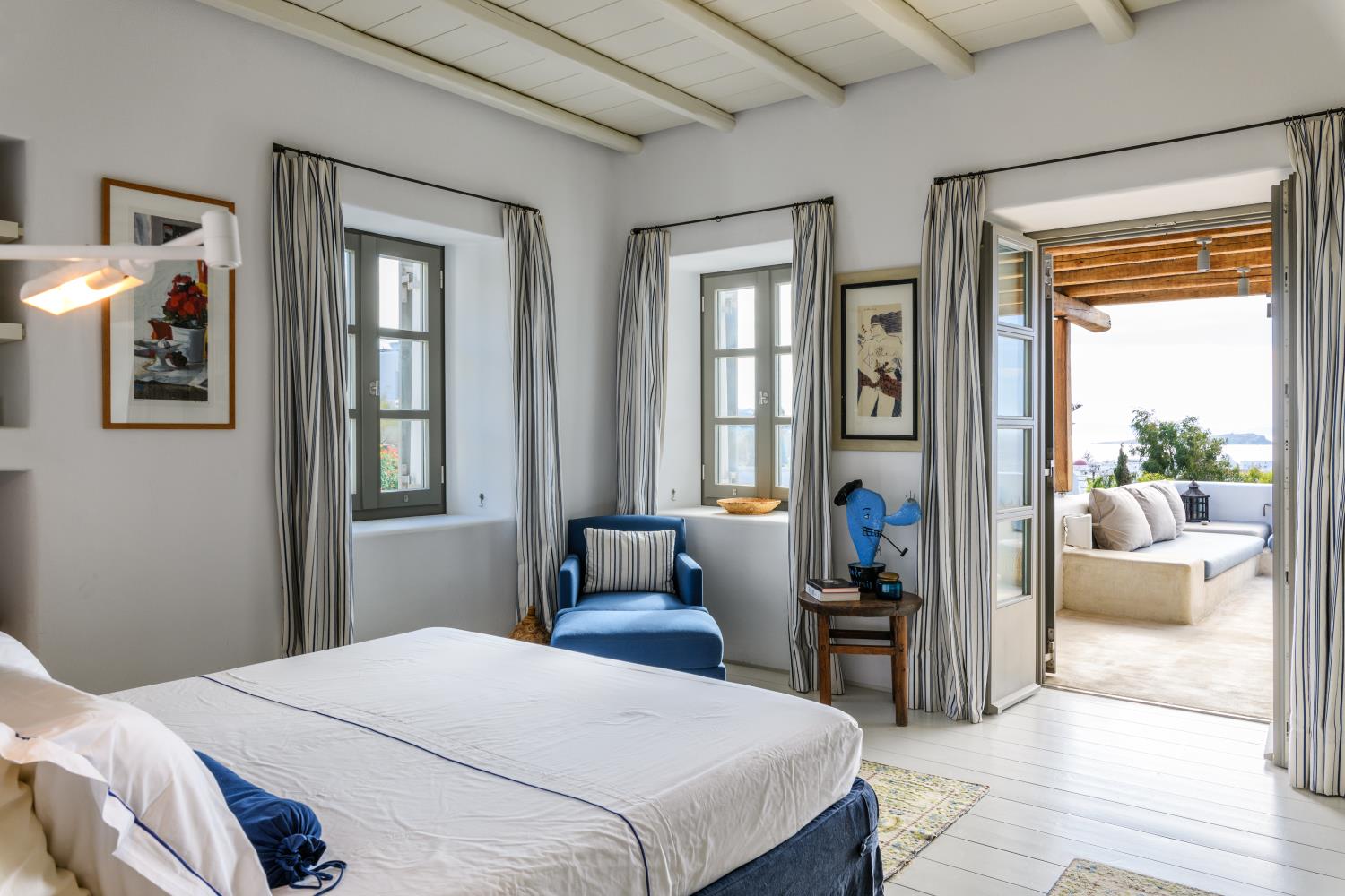 bedrooms villa katerina Mykonos town