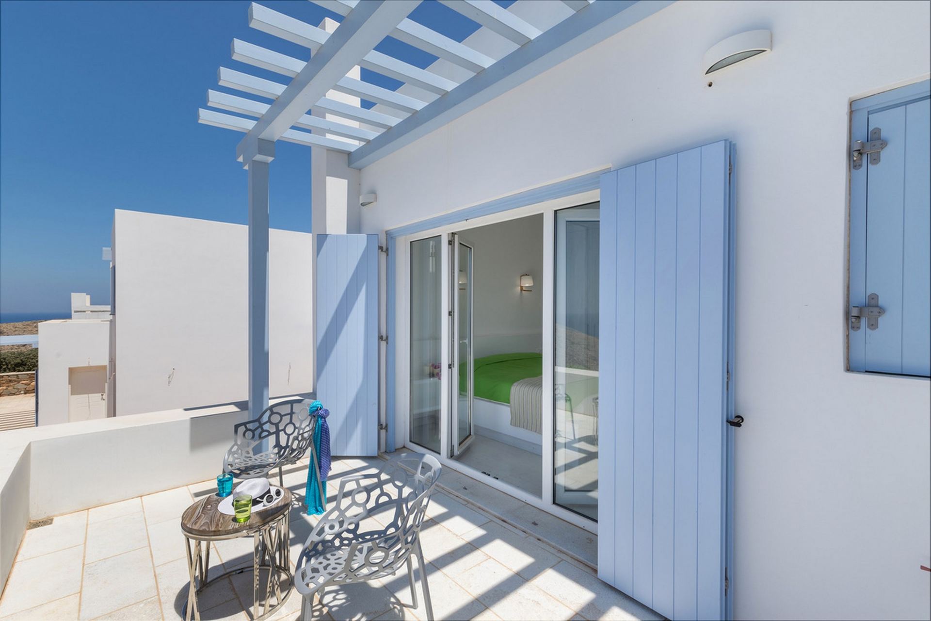 syros blue villa terraces