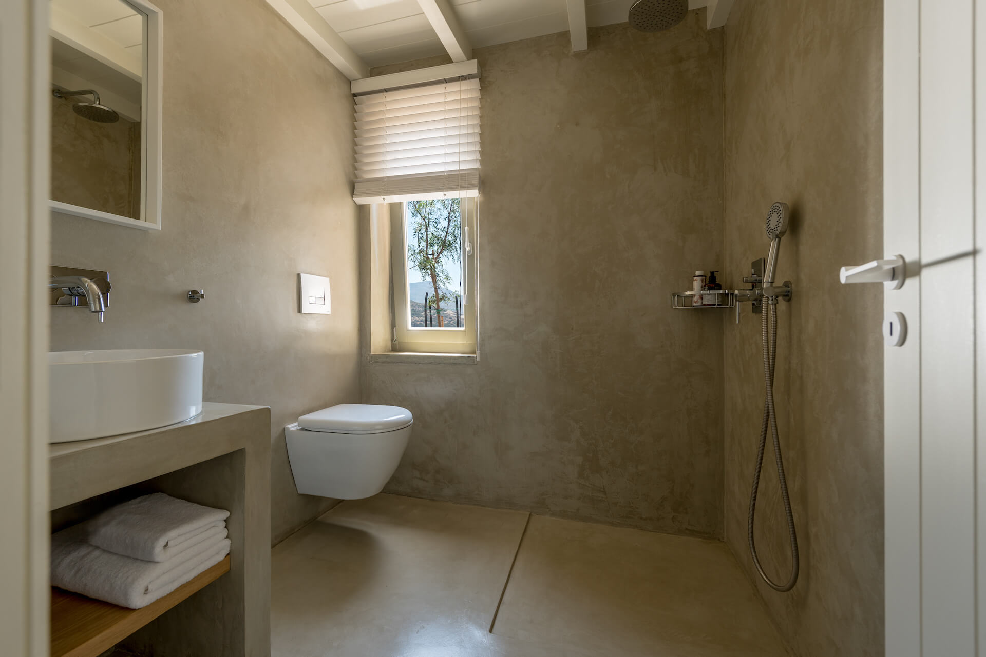 kypri villas andros showers