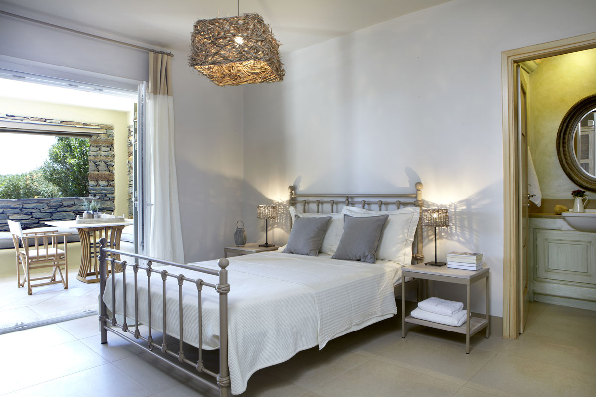 tinos private estate bedrooms