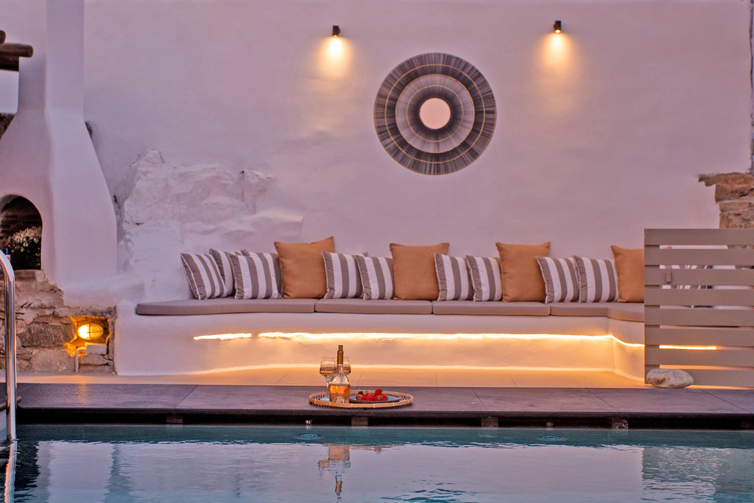 kalo livadi View villas seating