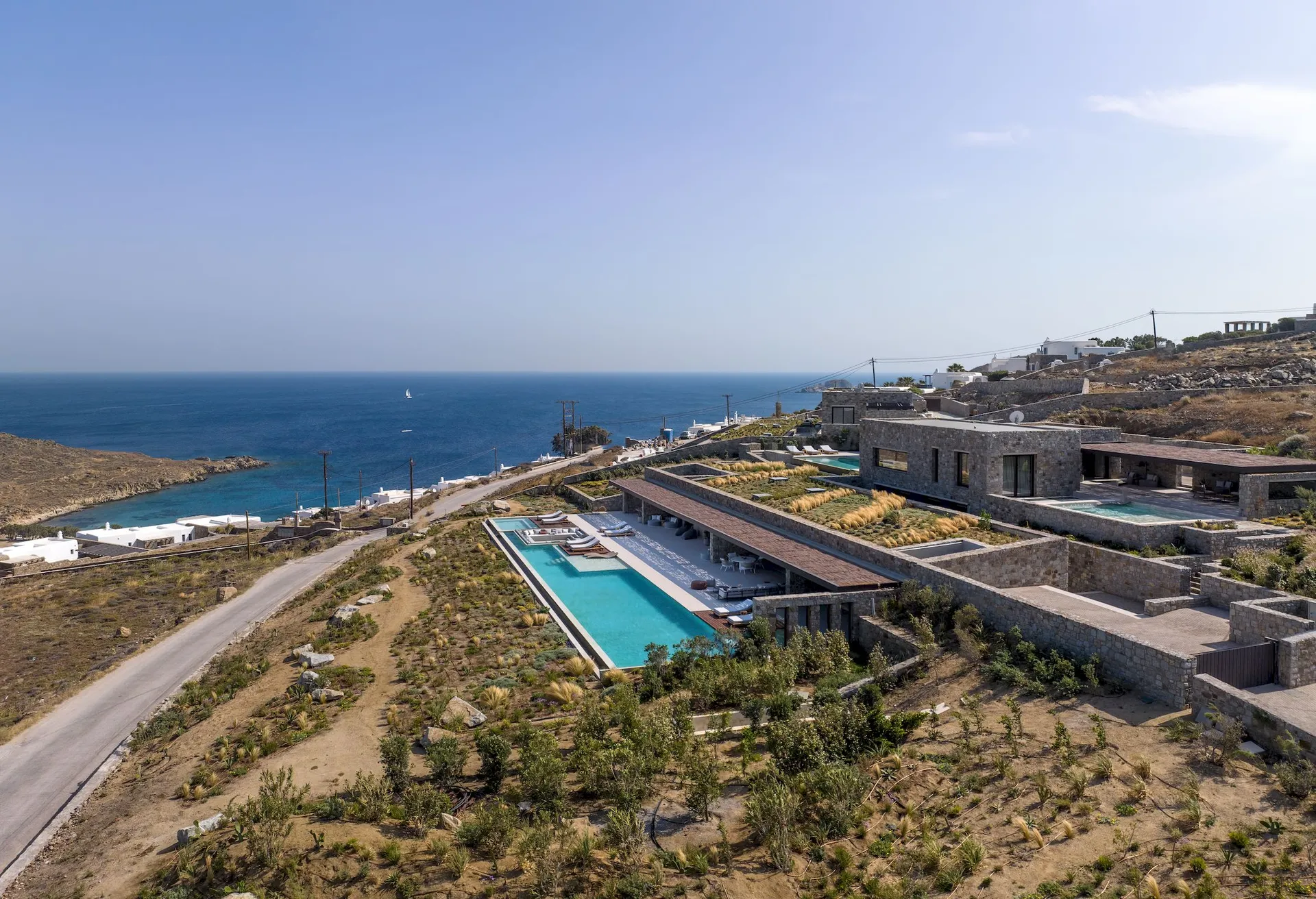 Aleomandra Retreat Mykonos layout