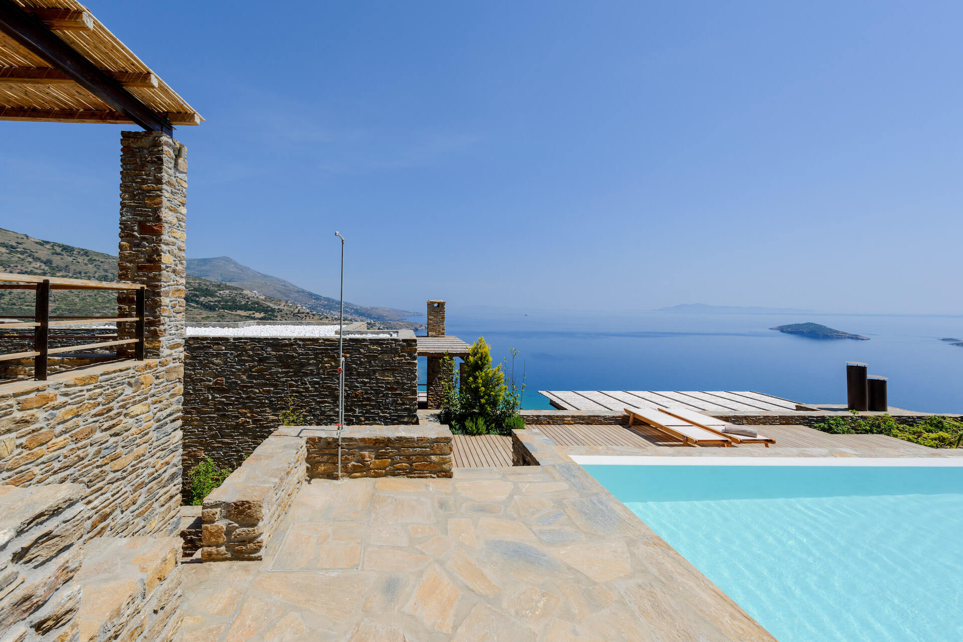 kypri villas andros pool