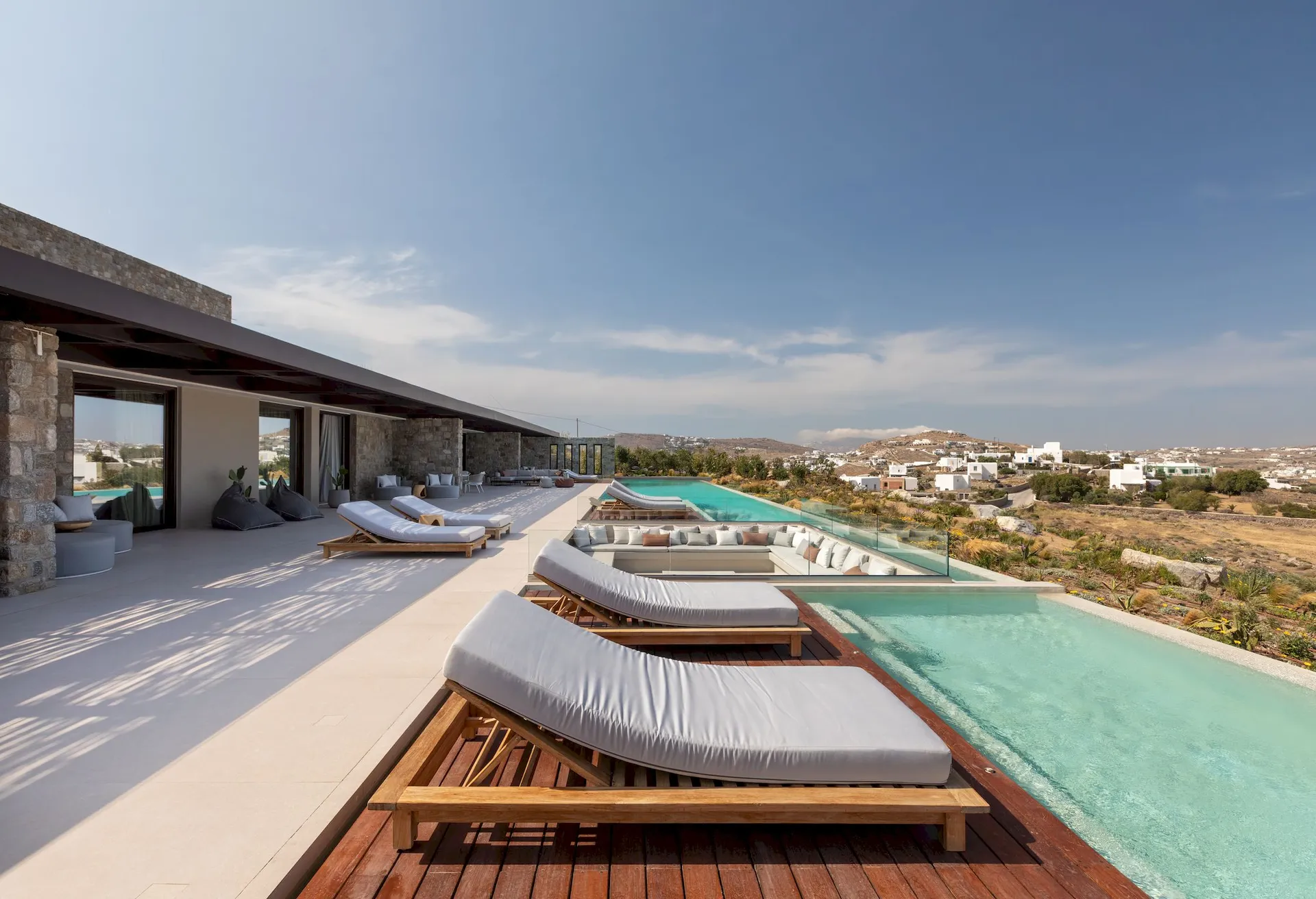 Aleomandra Retreat Mykonos pool terrace