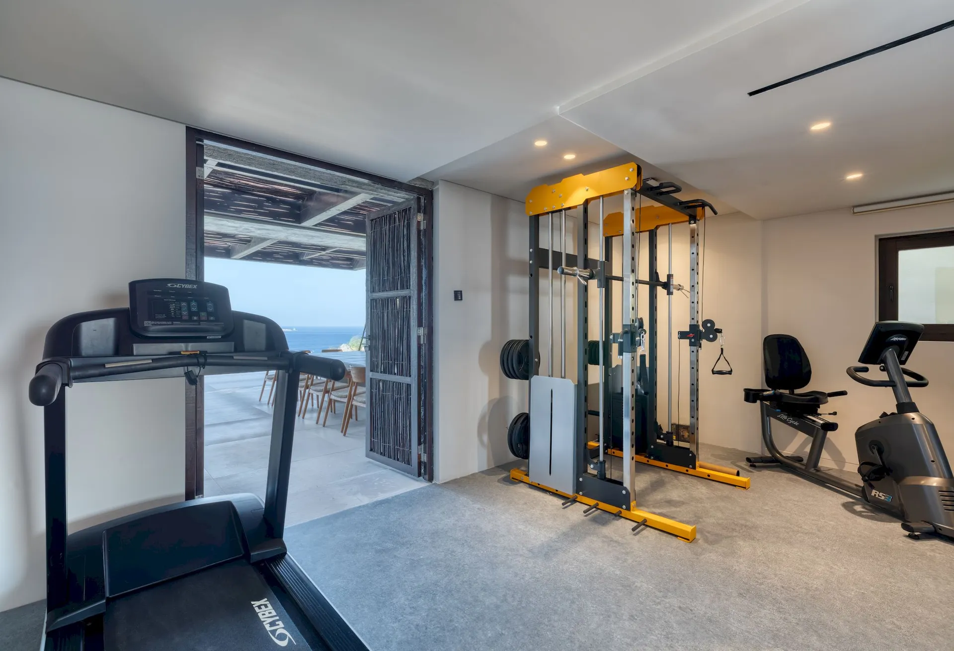 Aleomandra Retreat Mykonos gym