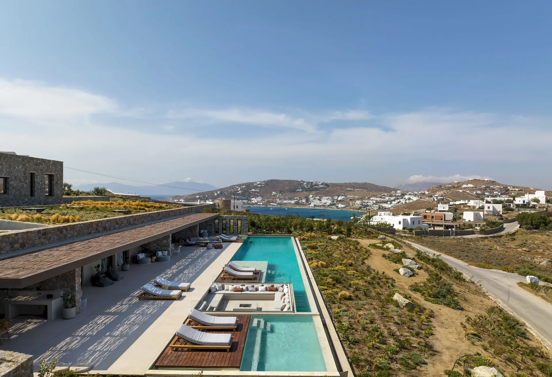 mykonos villas for large groups