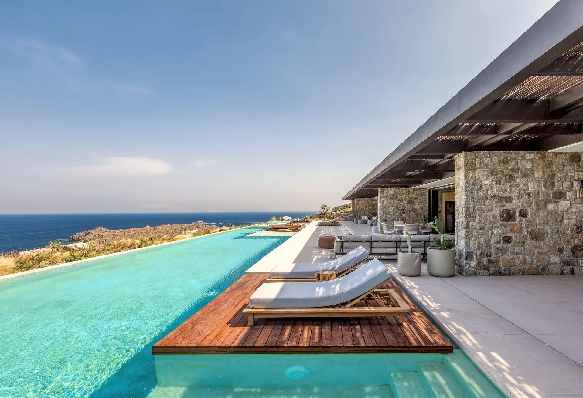 Aleomandra Retreat Mykonos terrace views