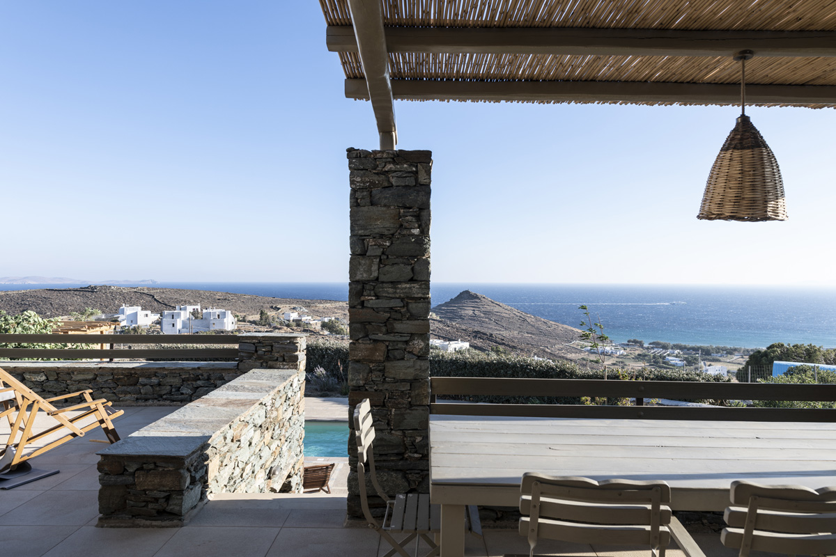 tinos villas with private pools