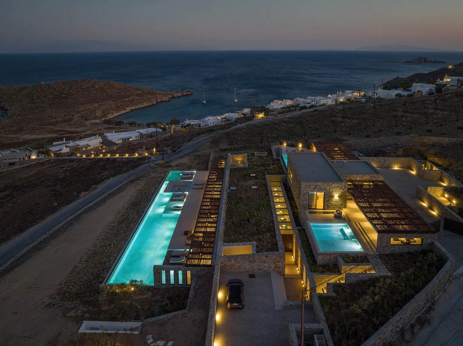 Aleomandra Retreat Mykonos views