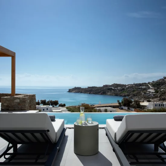 mykonos beach villas super paradise