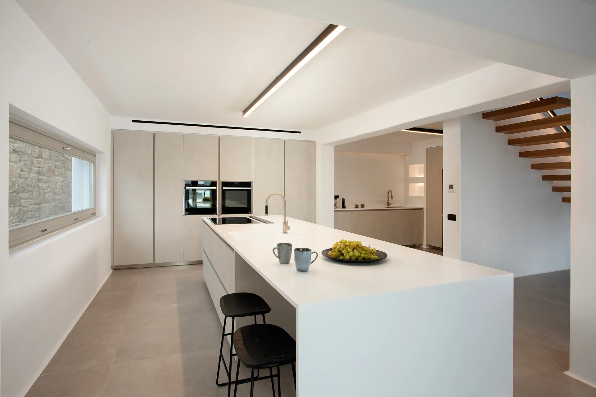 white villa super paradise kitchen