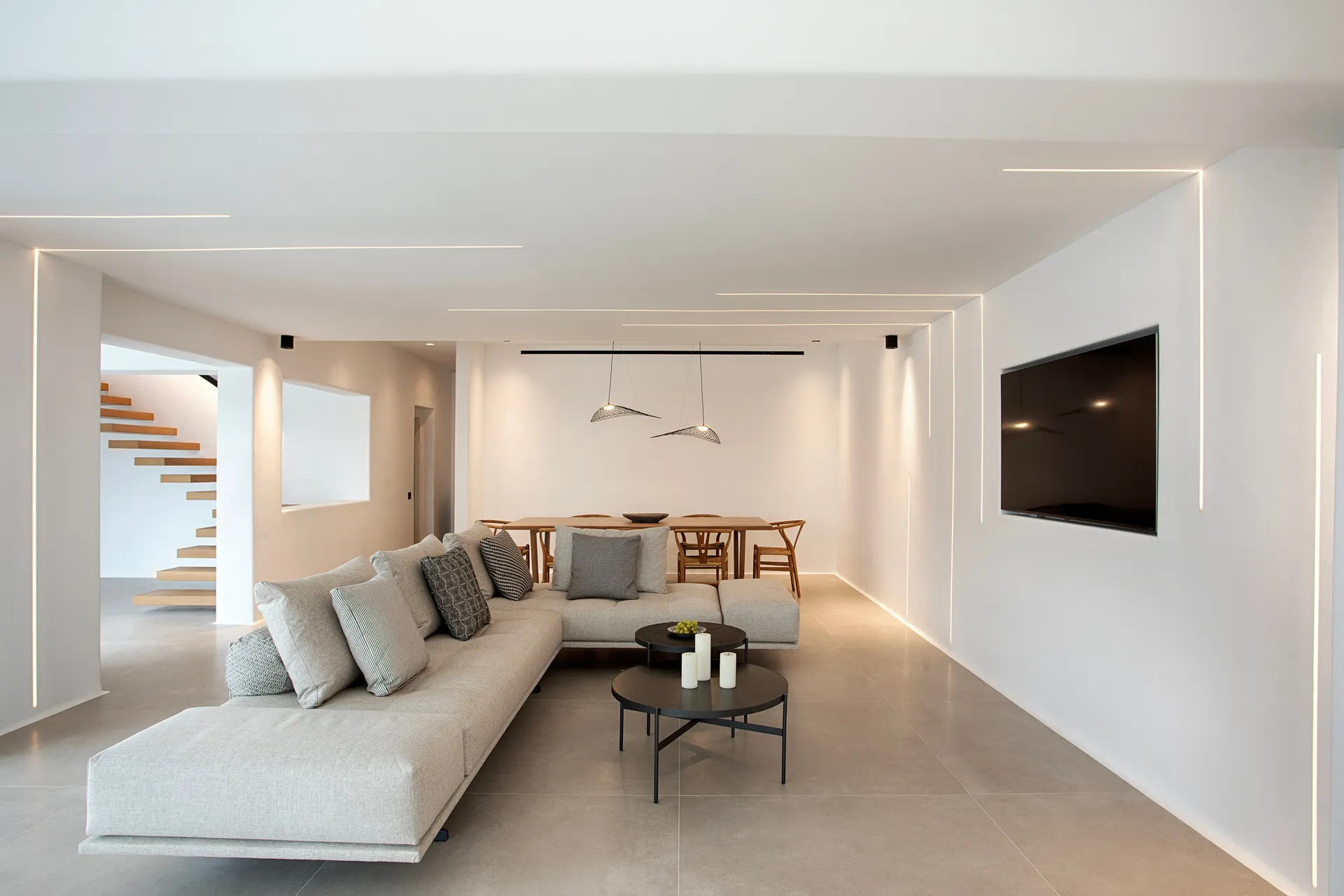 white villa super paradise lounge