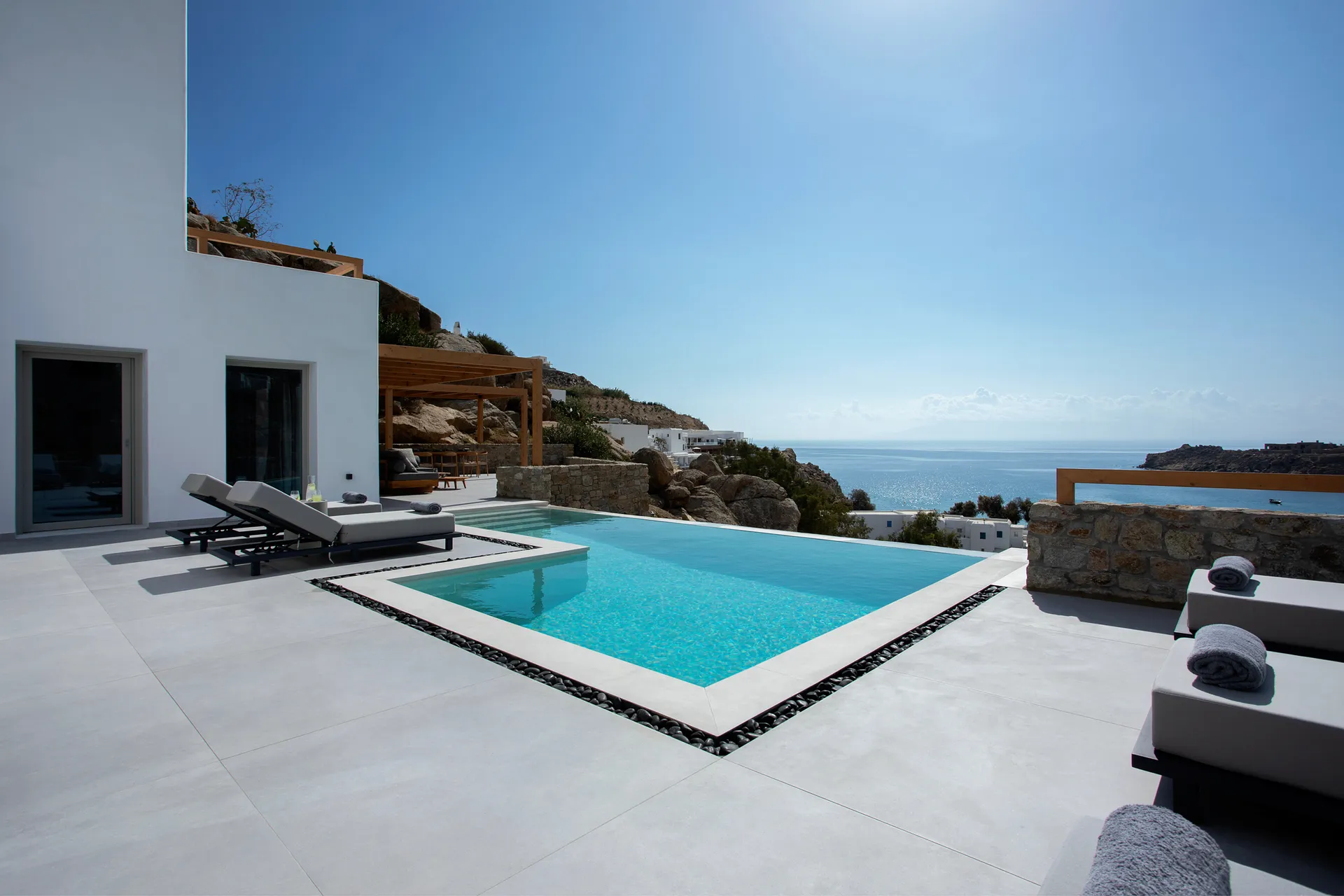 mykonos villas sea views