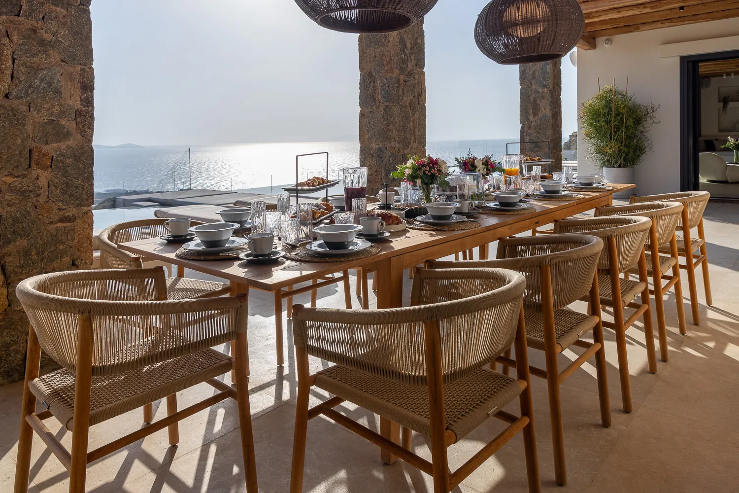 mykonos villas for large groups