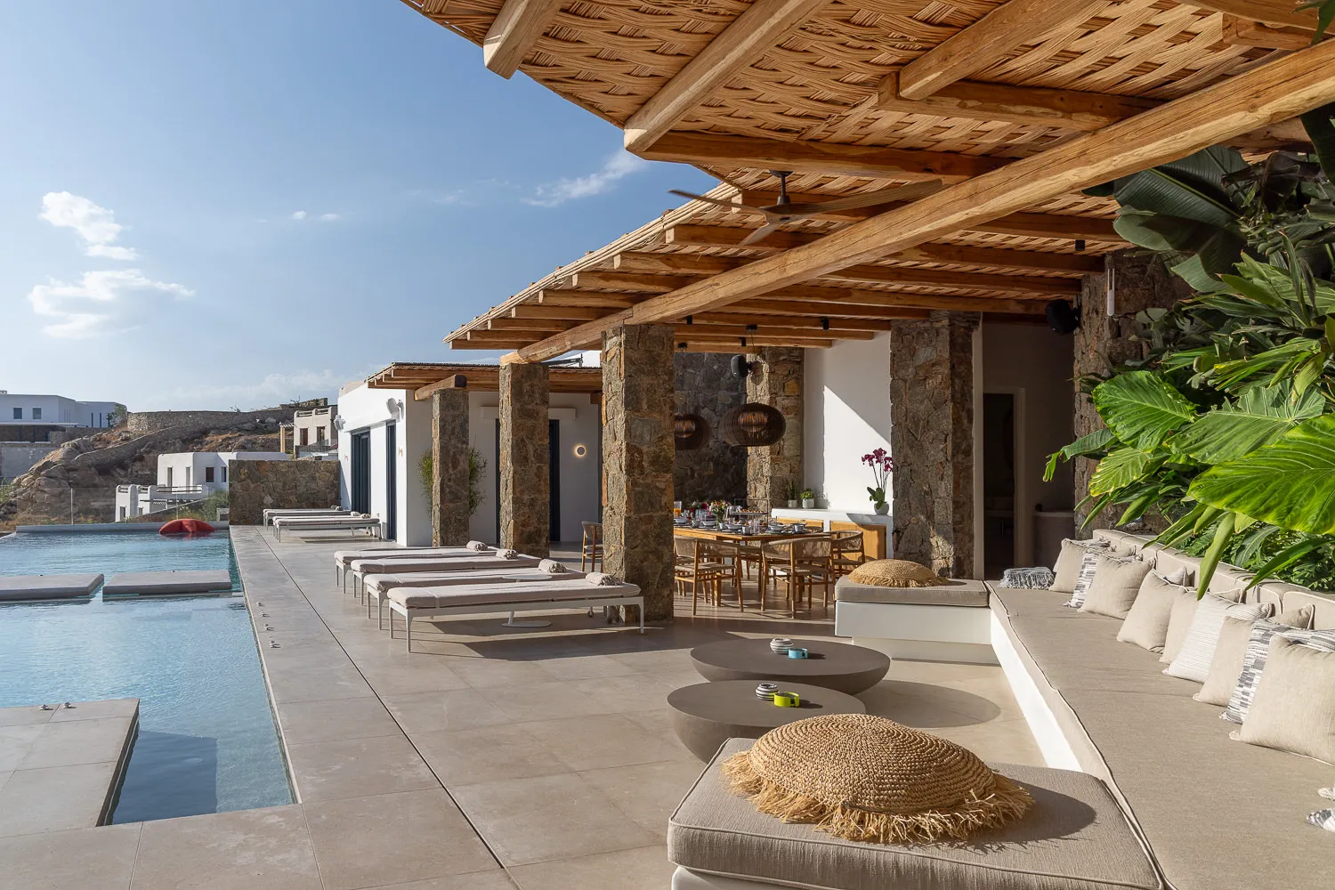 mykonos villas with heated pools