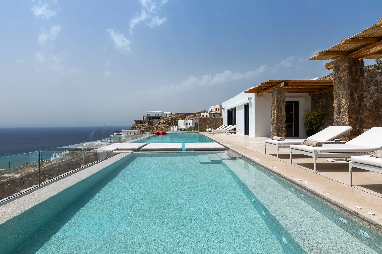 mykonos villas infinity pools
