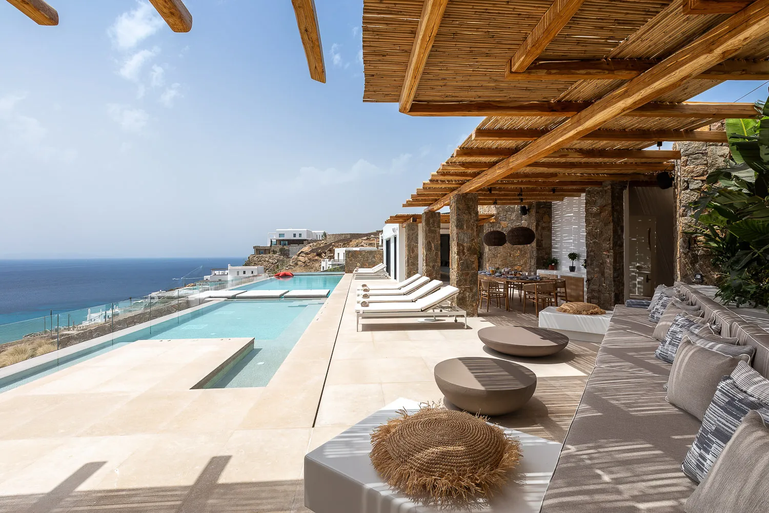 regalia villas choulakia mykonos pool terrace