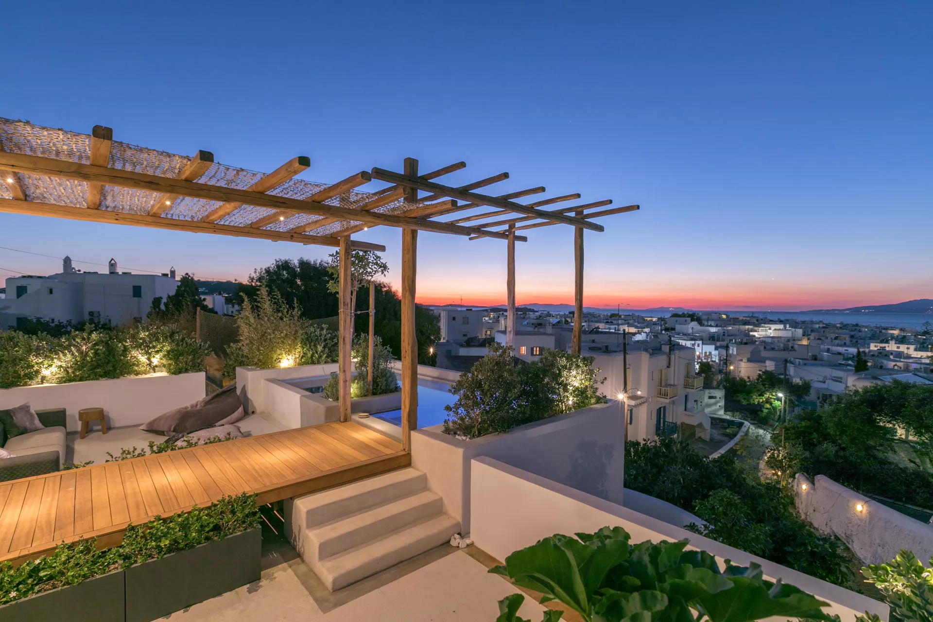 chora boutique villa private pool