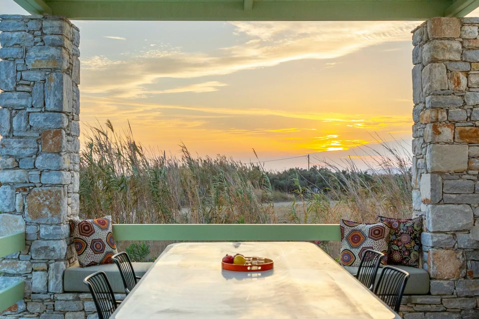 countryside villas mikri vigla sundown