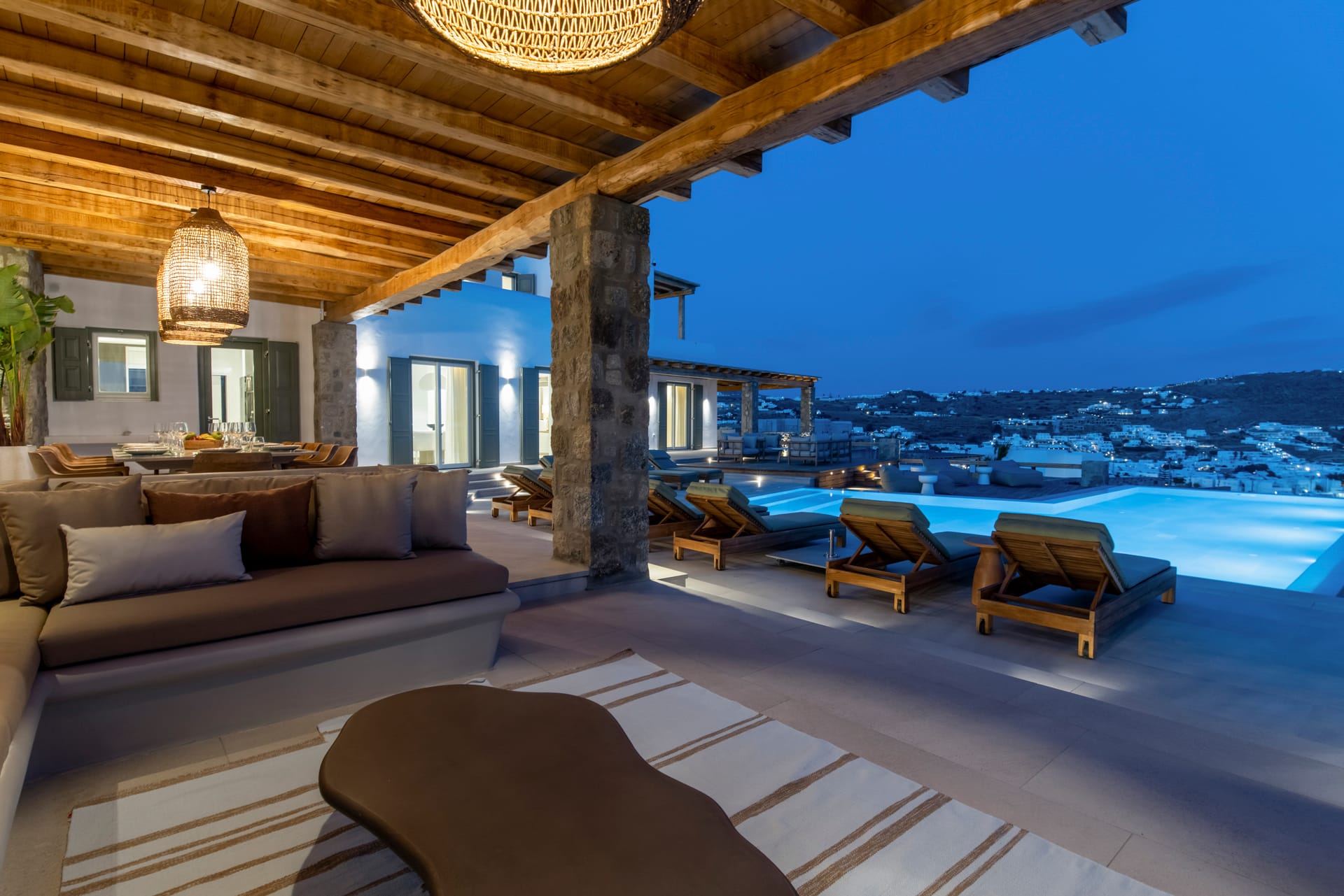 mykonos villas near Ornos