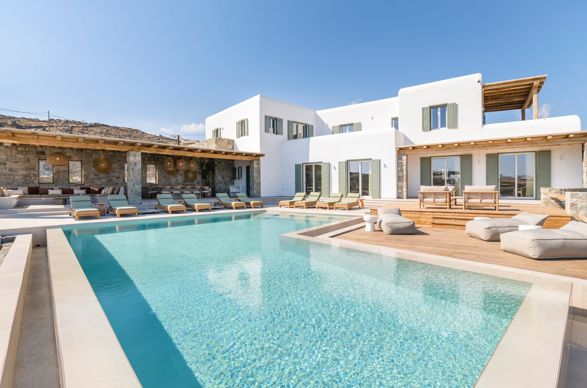 mykonos villas near Ornos