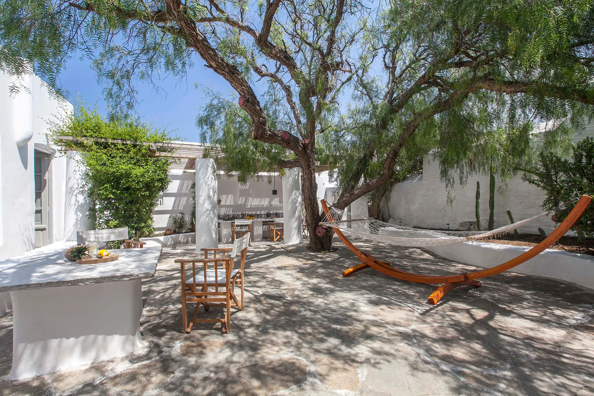 residence mykonos town villa garden