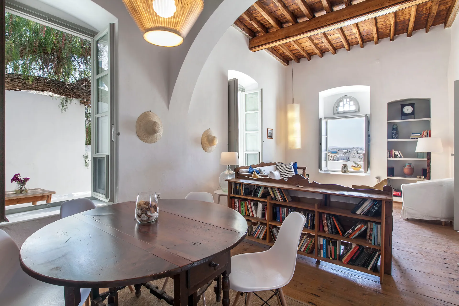 residence mykonos town villa interior