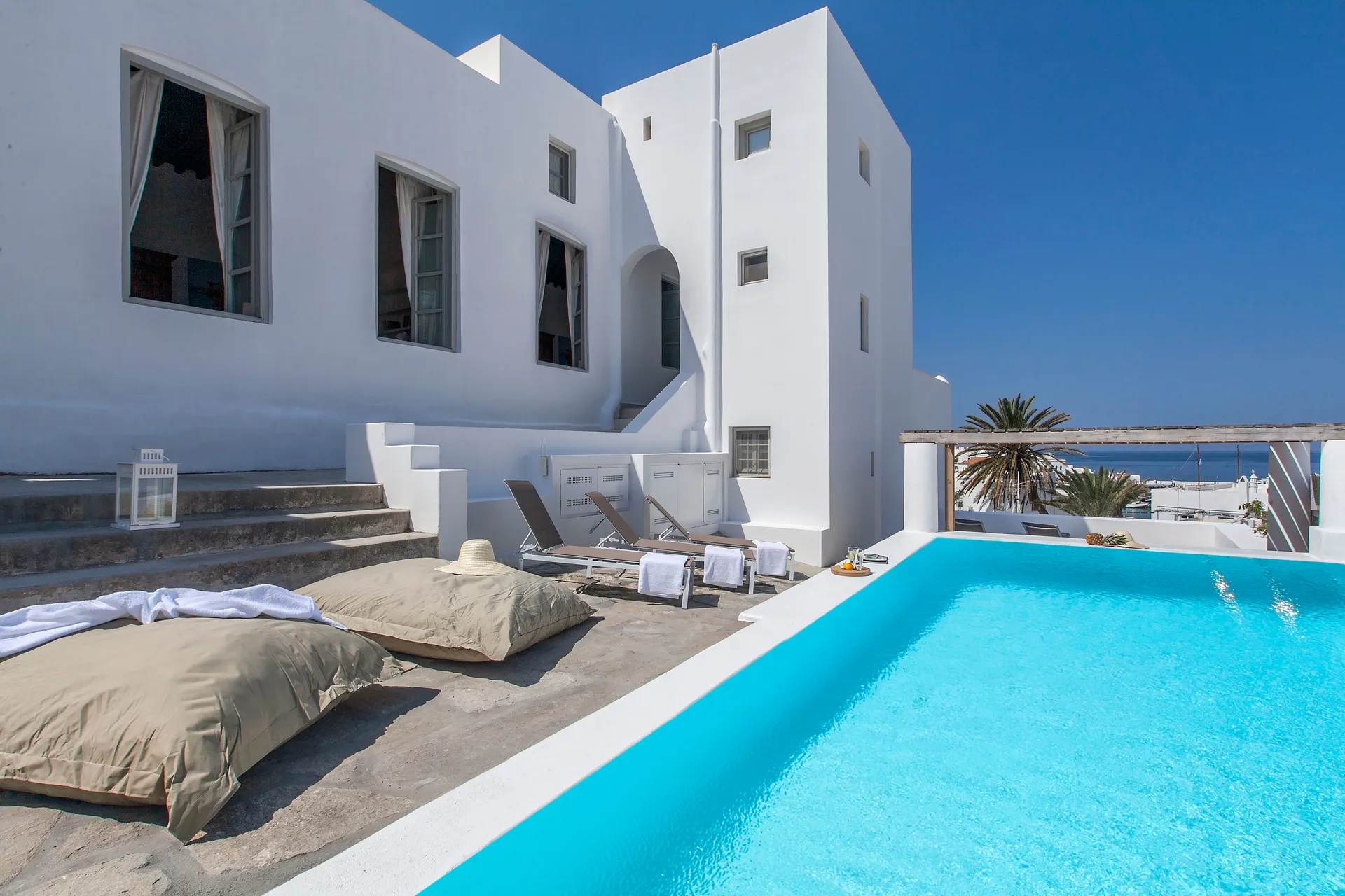 residence mykonos town villa terrace