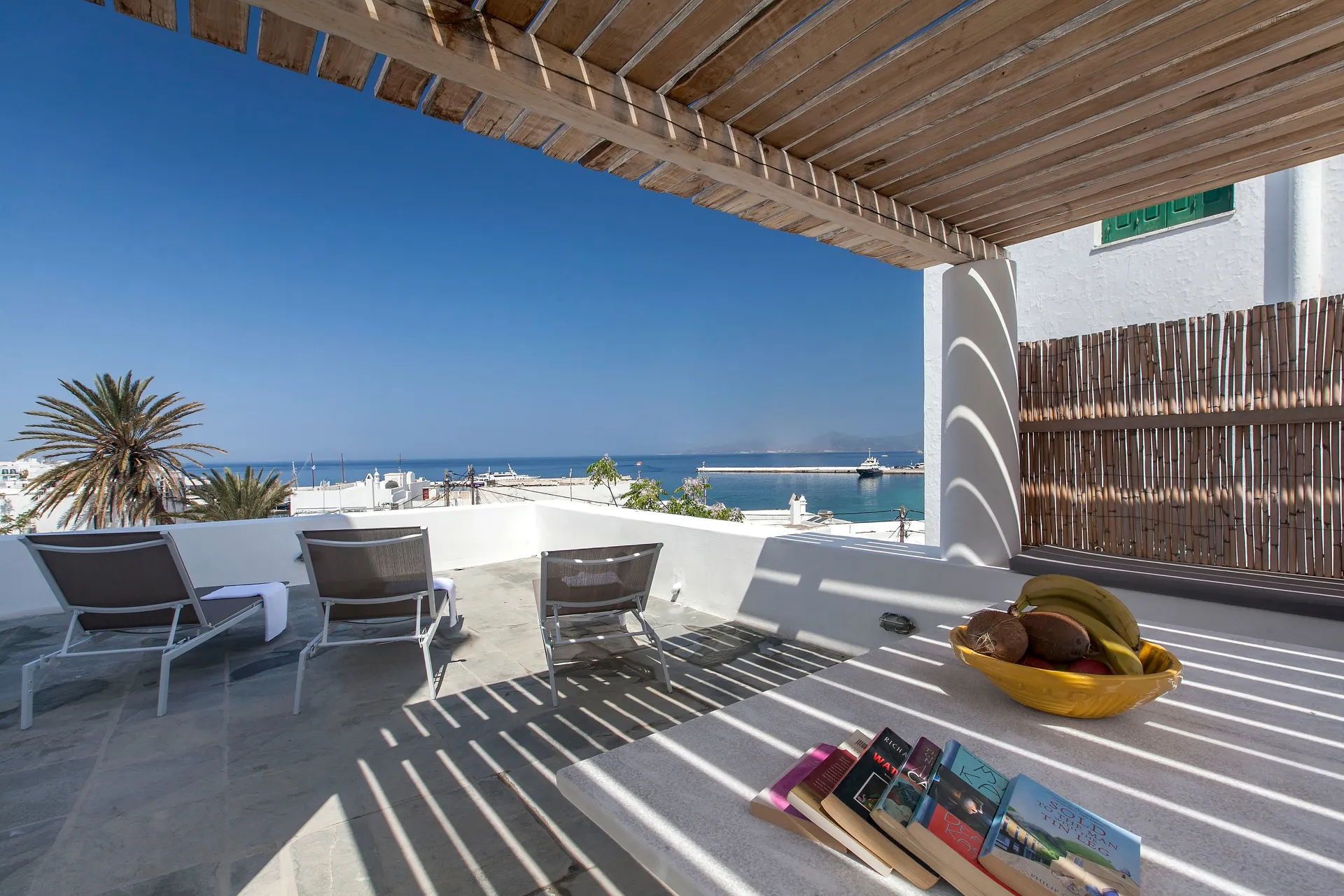 residence mykonos town villa terrace