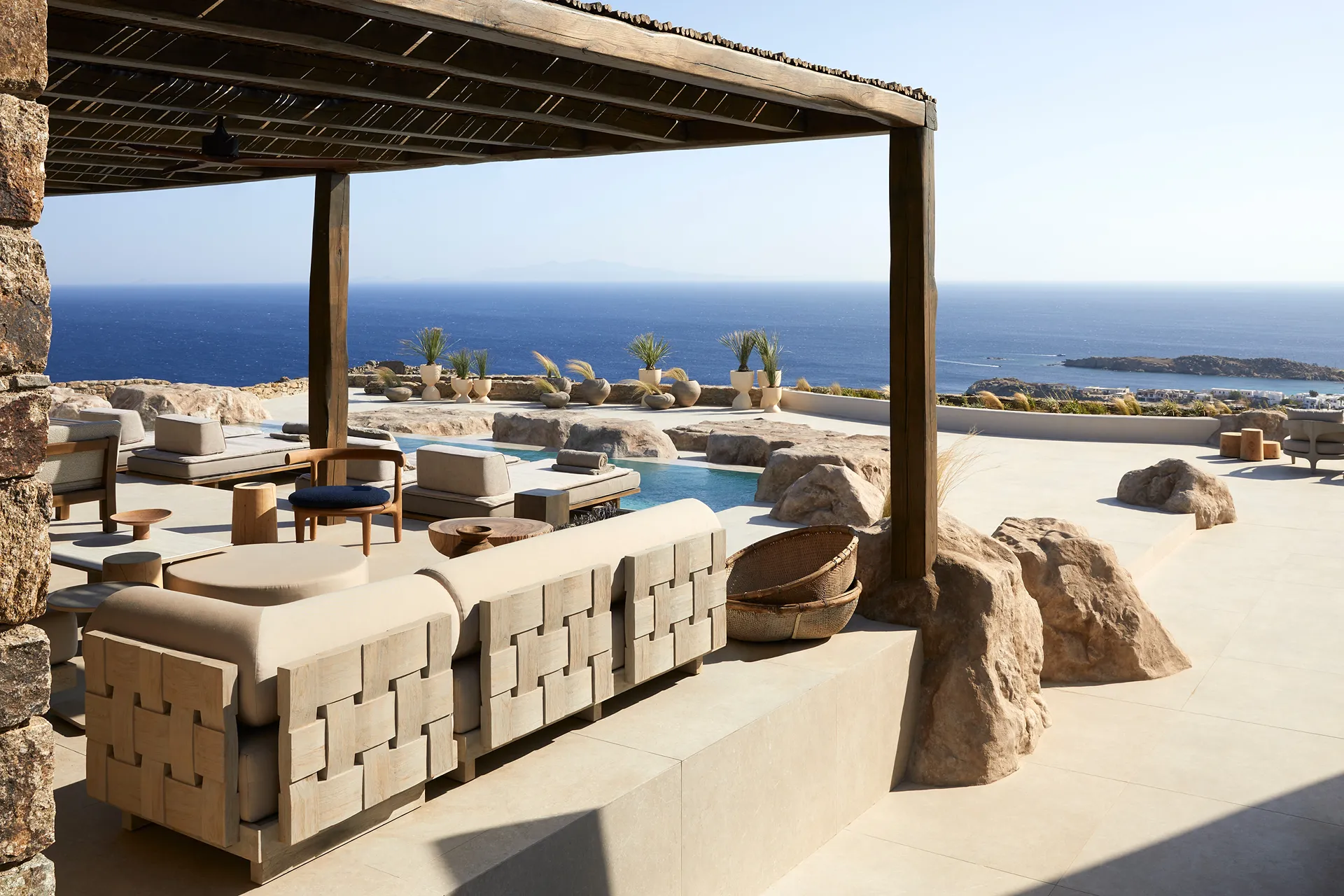 mykonos villas for groups