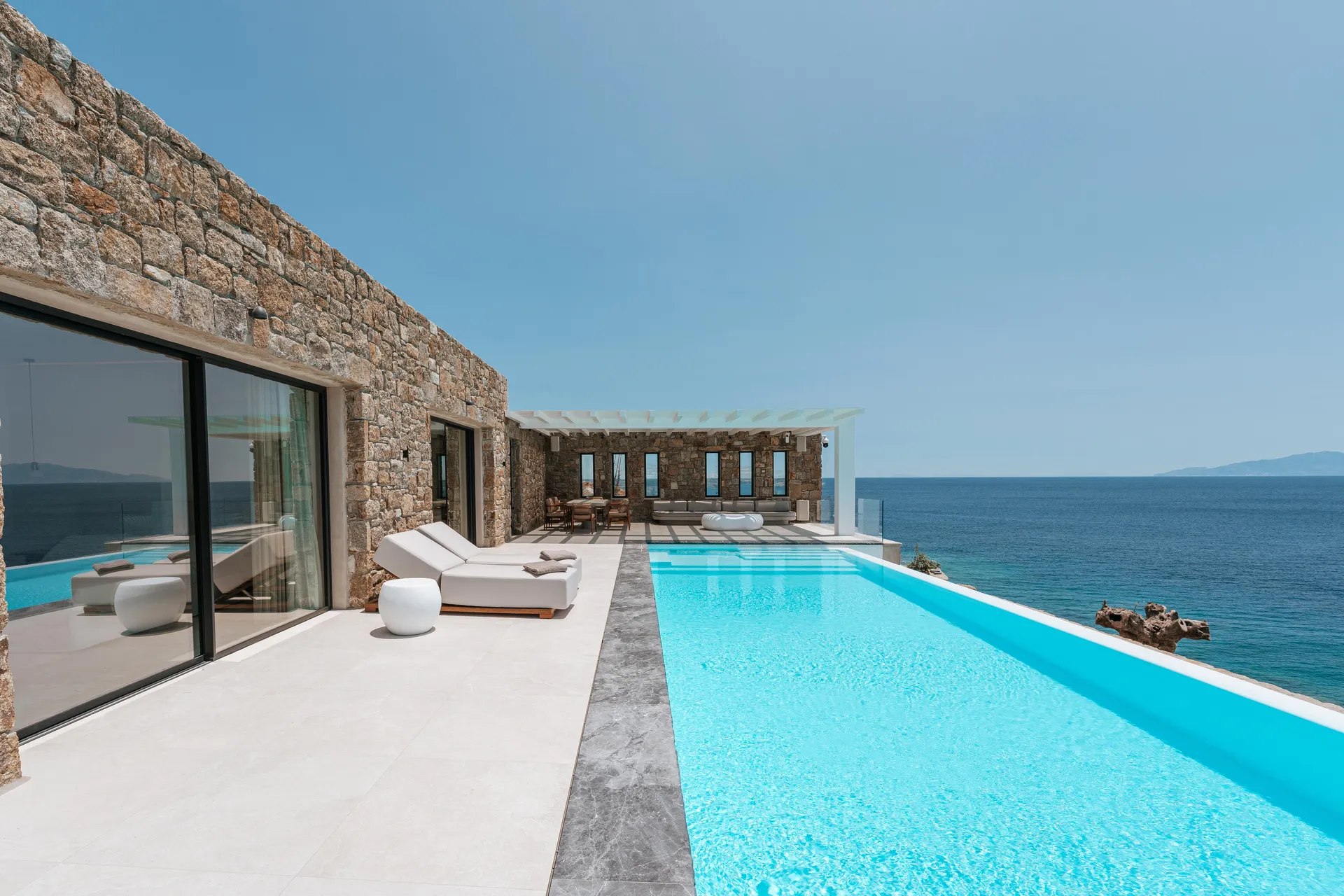 mykonos villas seafront