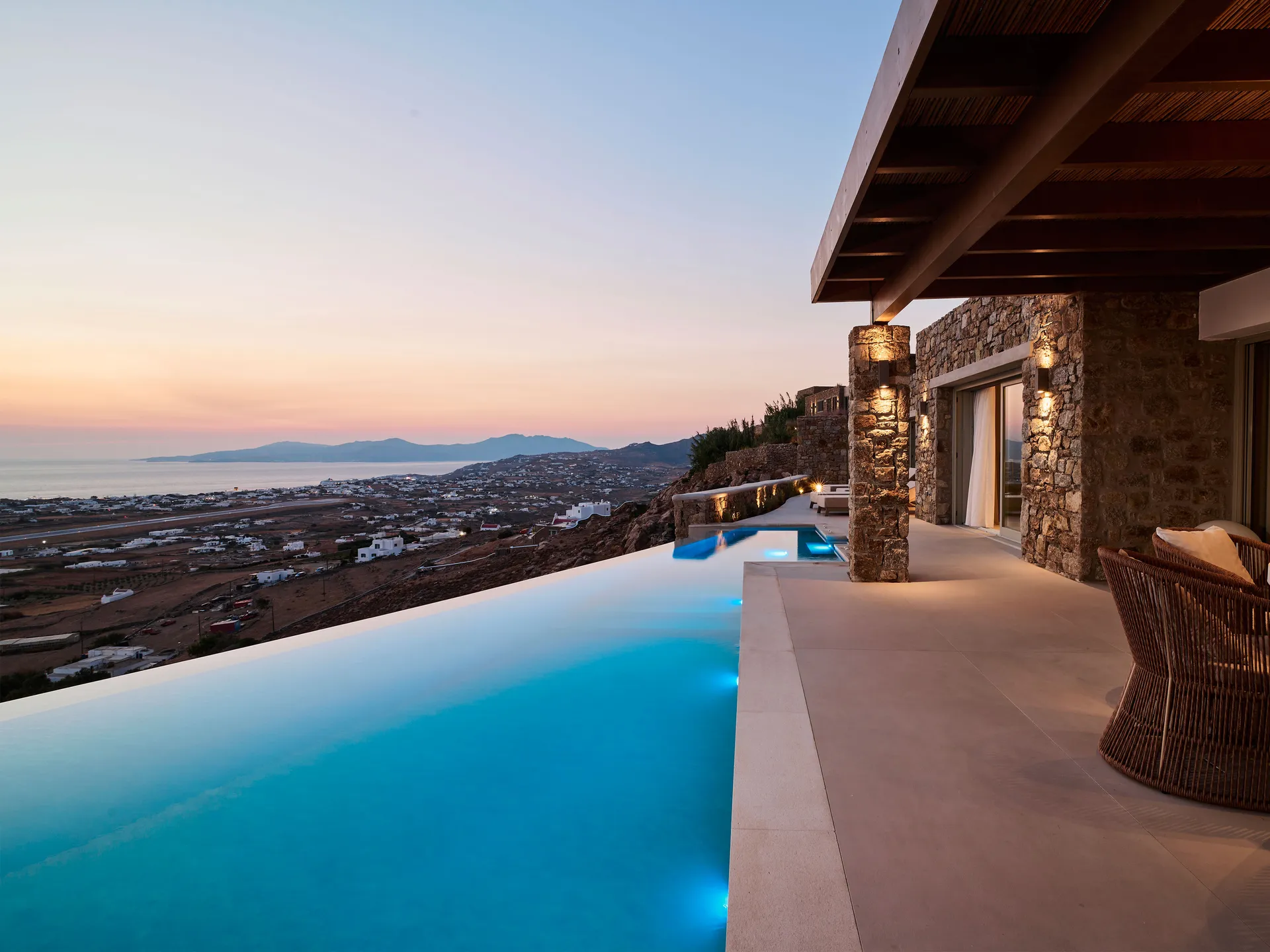 mykonos villas 20 people
